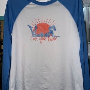 🌞 Reel Legends UV Swim Shirt – Size XL – “Sun Your Buns” – Rashguard